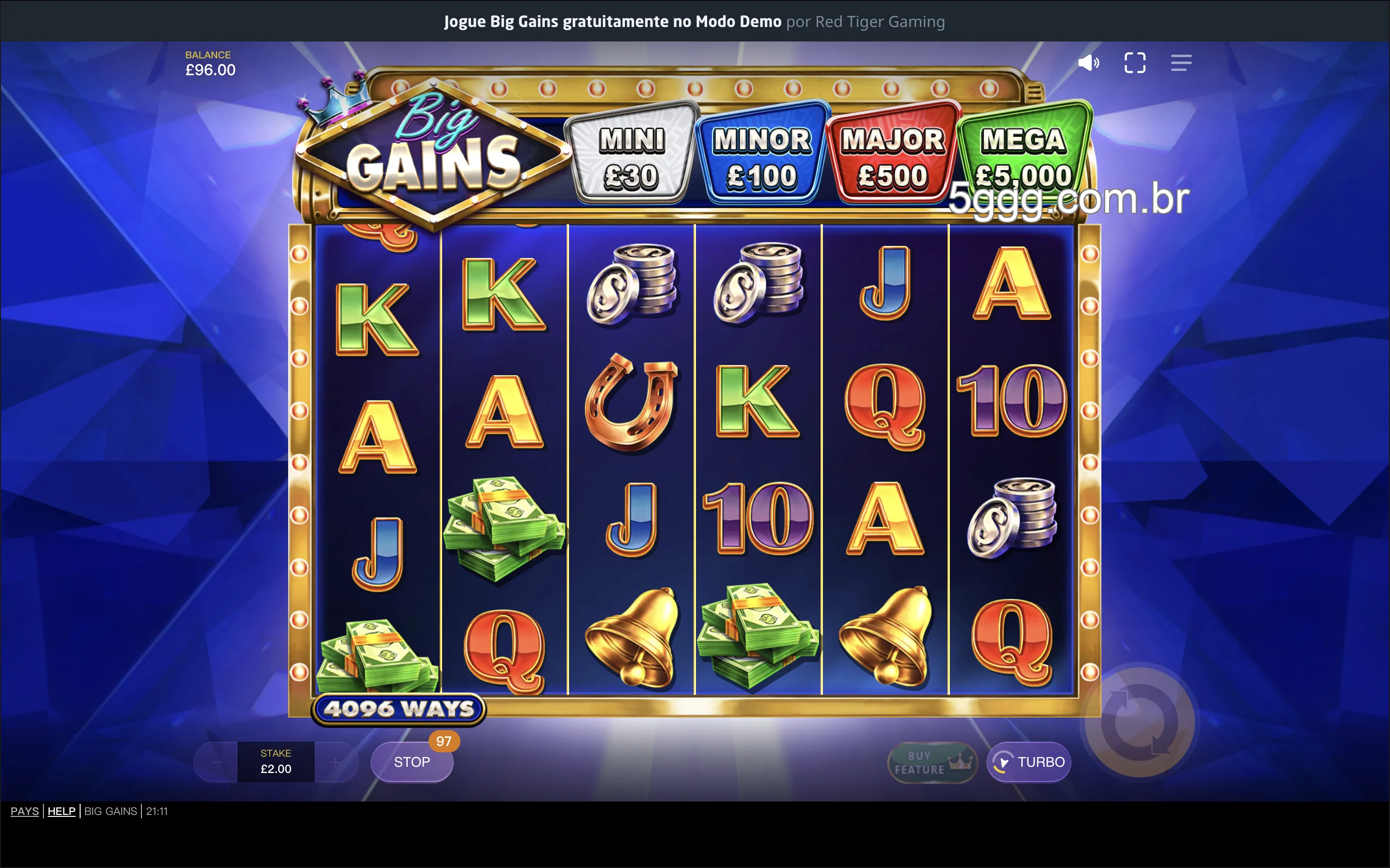 Jogue Gratis Big Gains